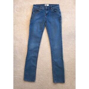 SO Womens Junior Size 3 Blue Medium Wash Slim Fit Low Rise Skinny Denim Jeans